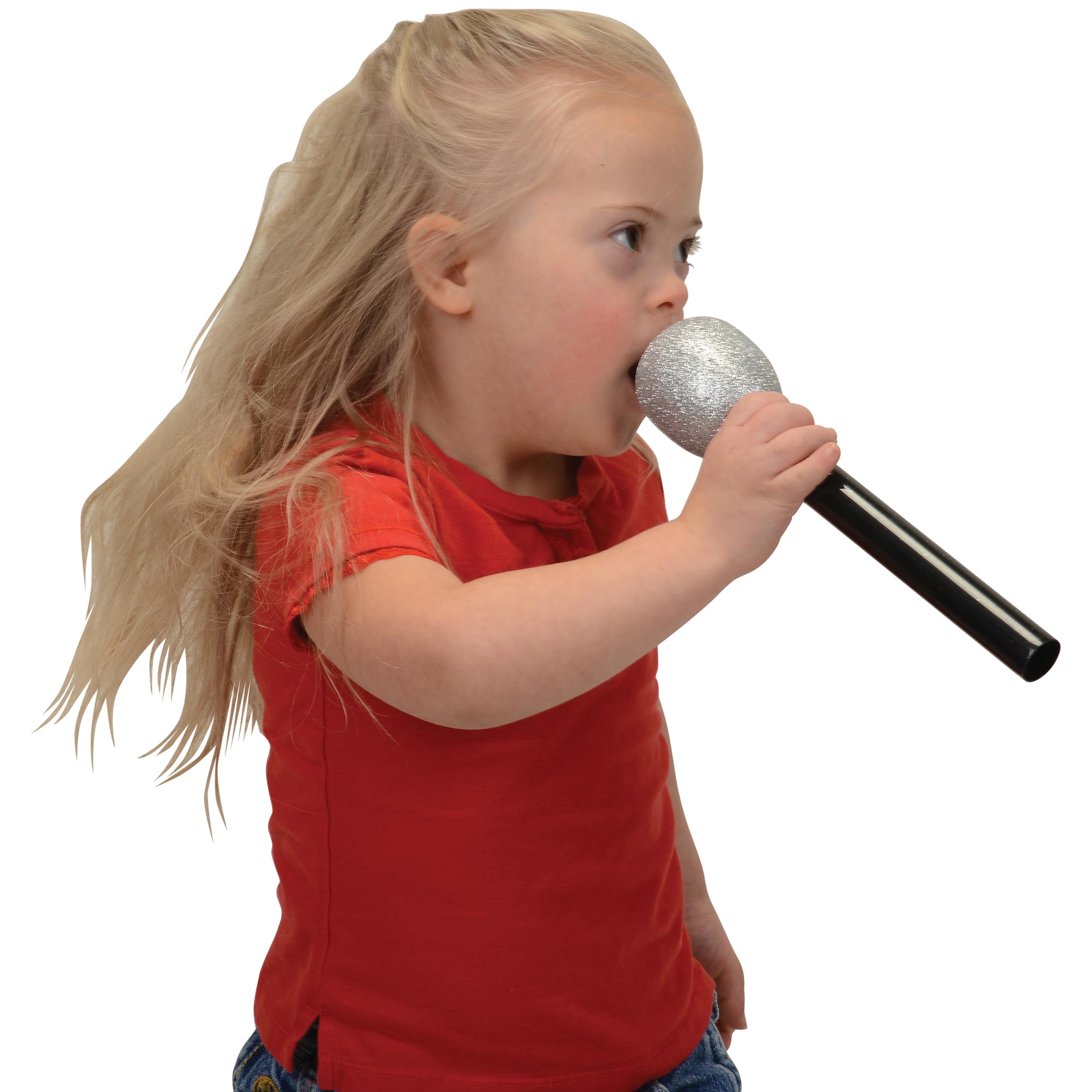 Glitter Microphones - 12 Count