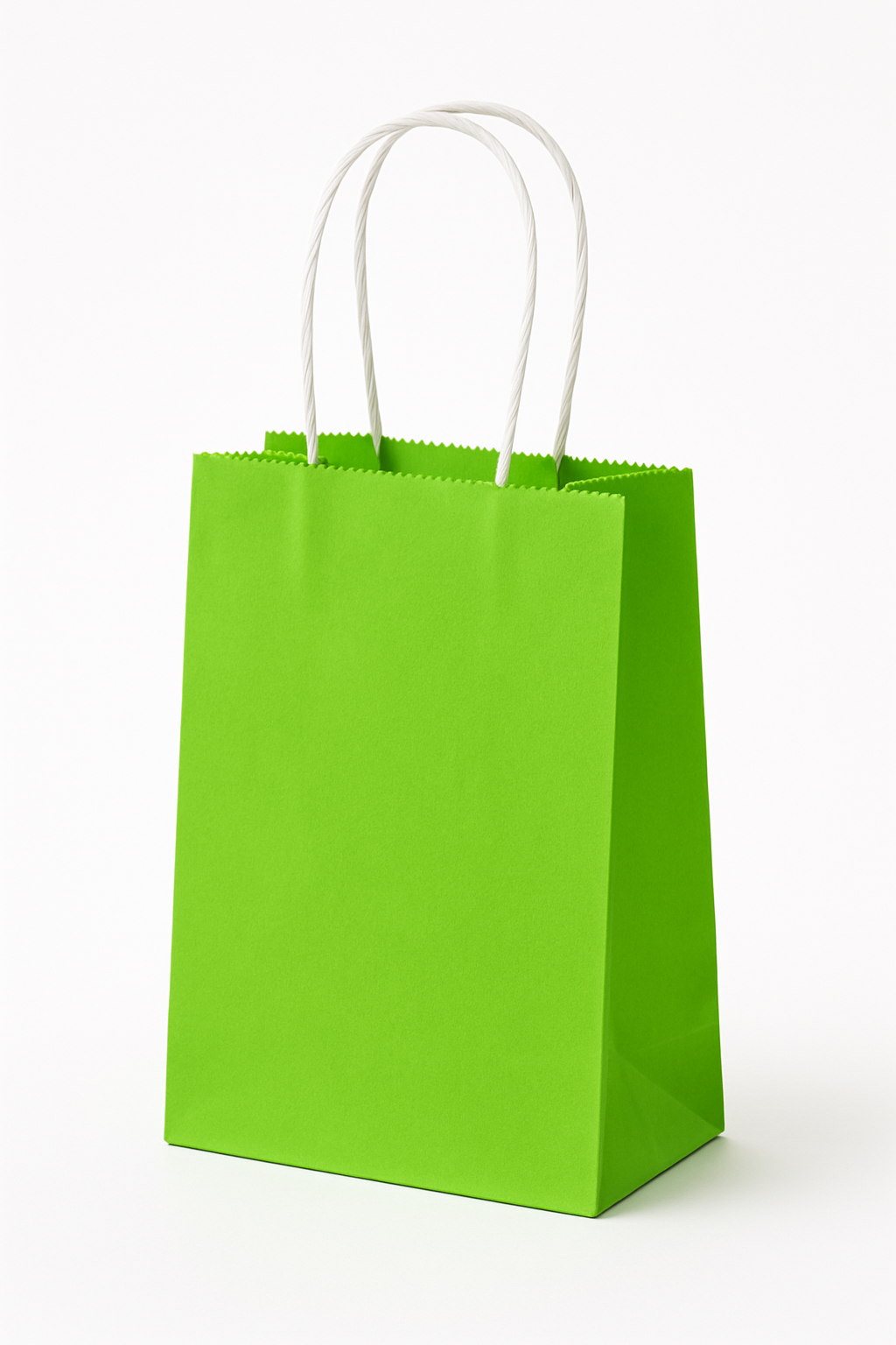 Kiwi Green Kraft Paper Gift Bags - Value Pack