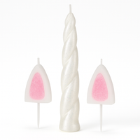 Enchanted Unicorn Birthday Candle Set