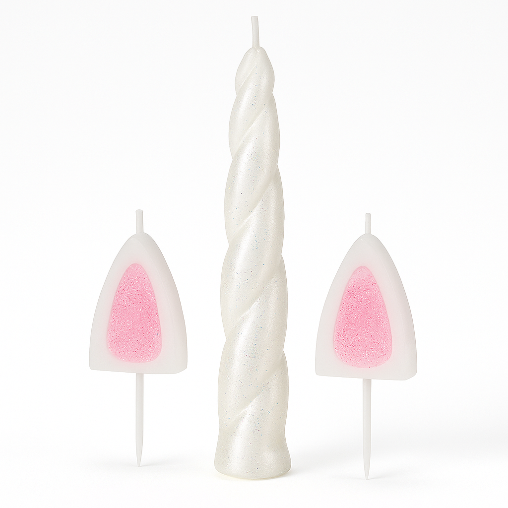 Enchanted Unicorn Birthday Candle Set