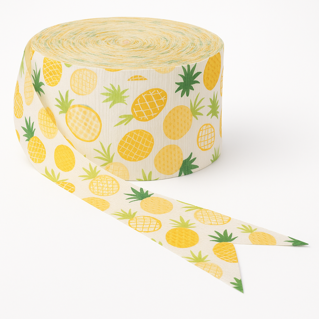 Pineapple Paradise Crepe Streamer