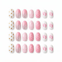 "It's a Girl" Baby Shower Faux Nails Set