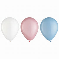 Gender Reveal 5-Inch Latex Balloons - 25 Pack