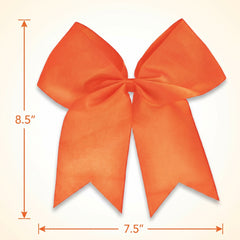 Vibrant Oversized Orange Bow Headband