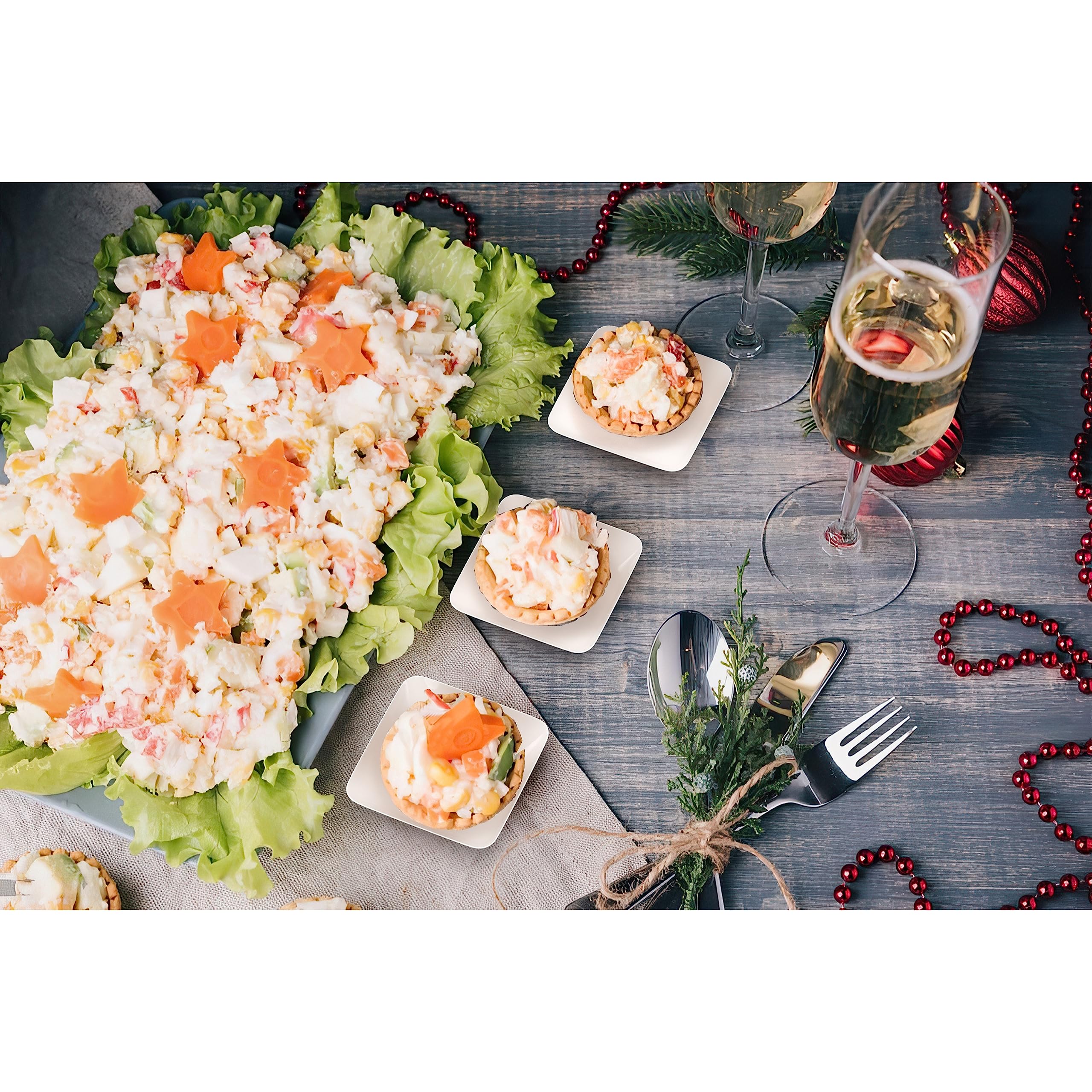 2.44 In. White Sauce Dishes | 20 Count