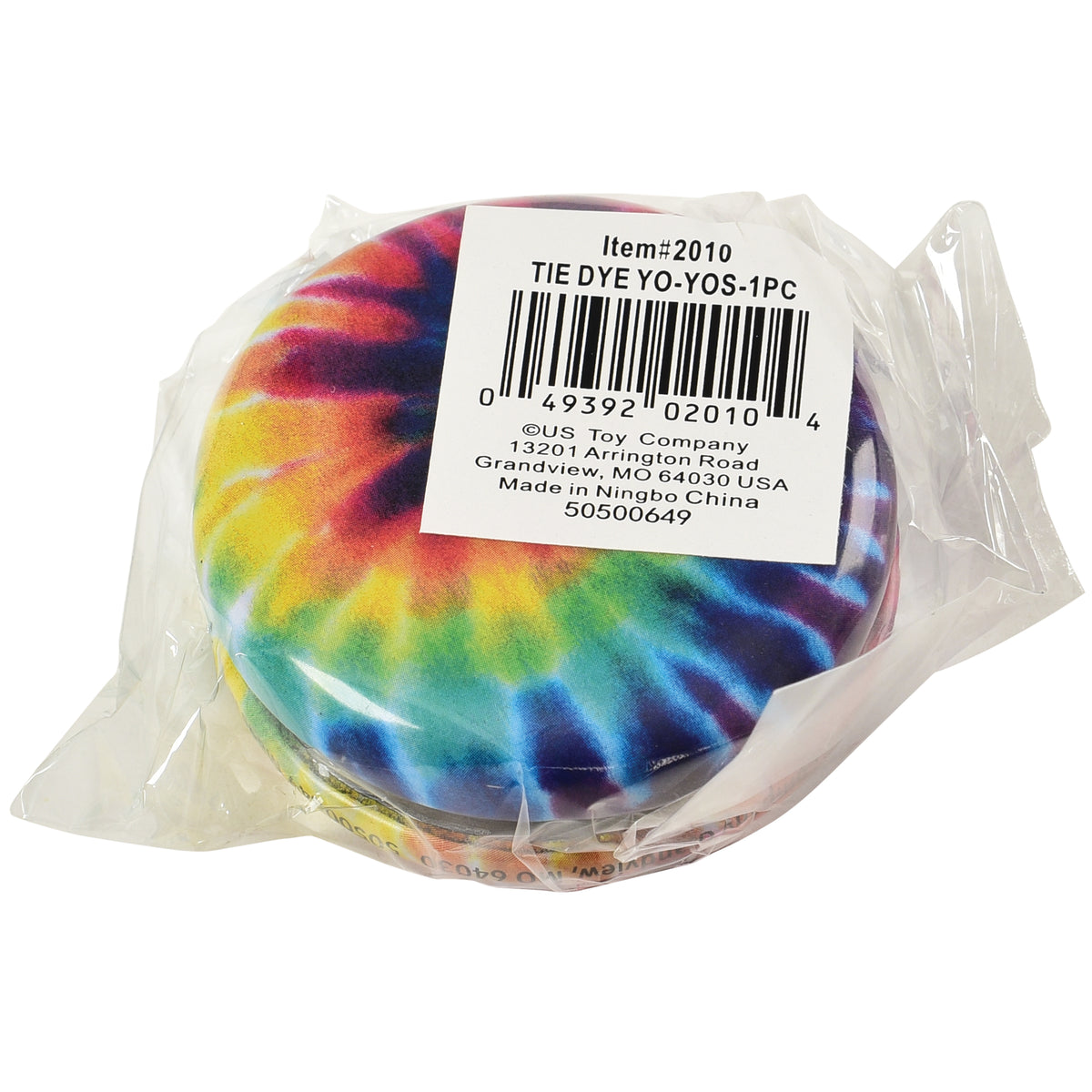Tie Dye Yo-Yos - 12 Count