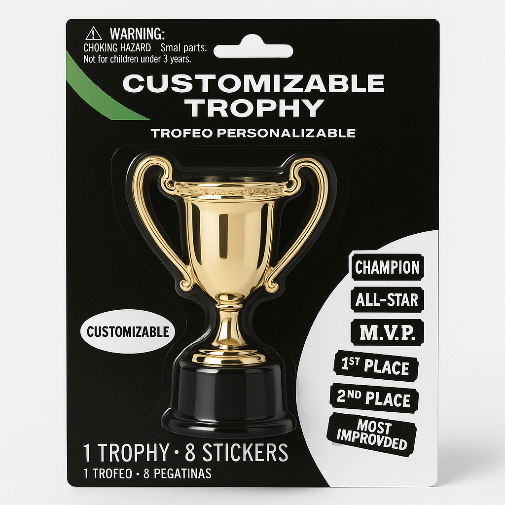Customizable Goal Getter Sports Trophy