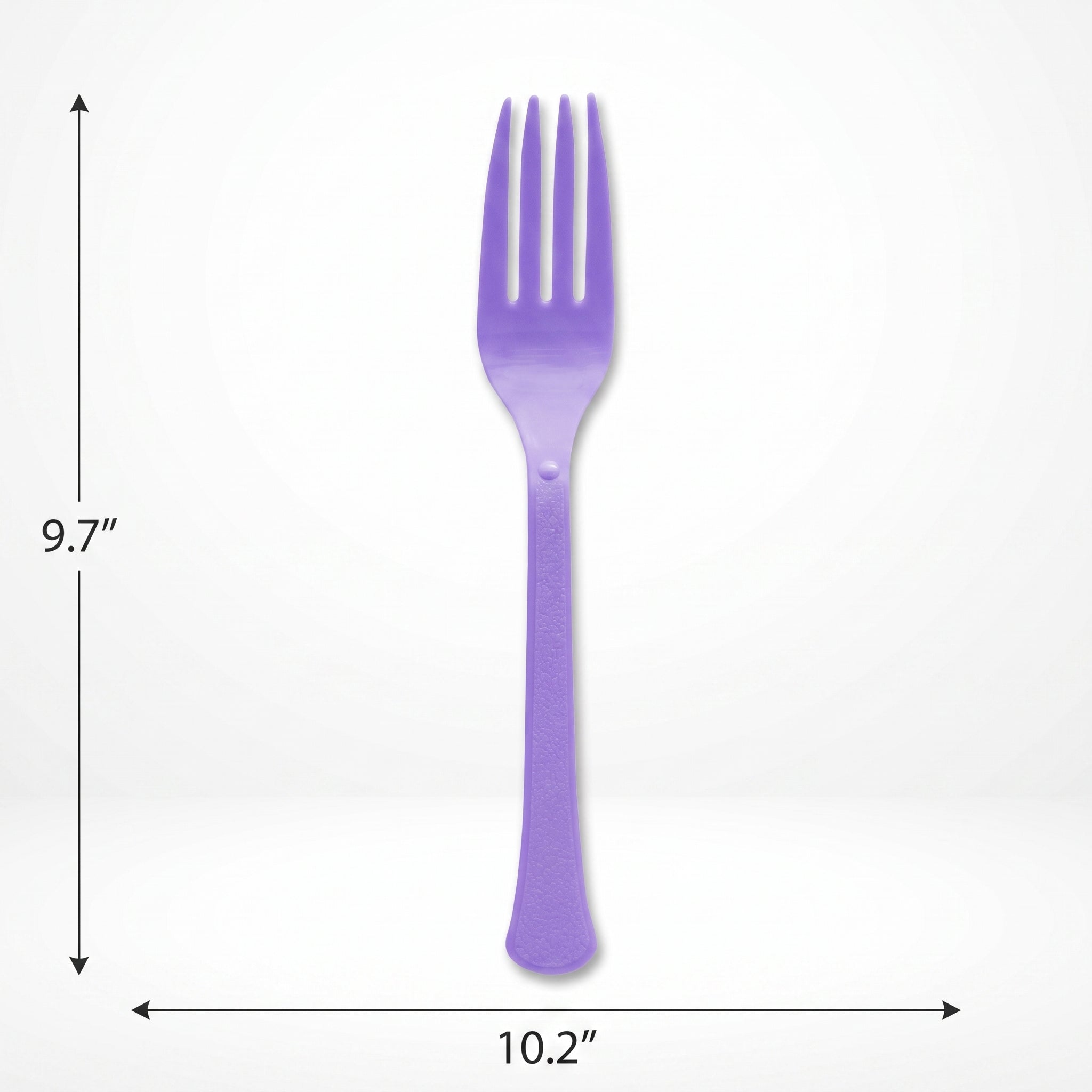 Heavyweight Purple Plastic Forks - 7.5 in.