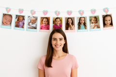Free Spirit Garland for Baby's First Birthday Celebration