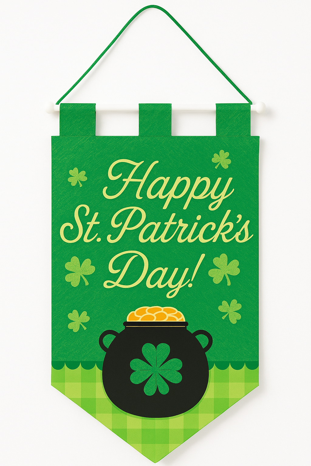 Pot of Gold St. Patrick‚Äôs Day Door Banner