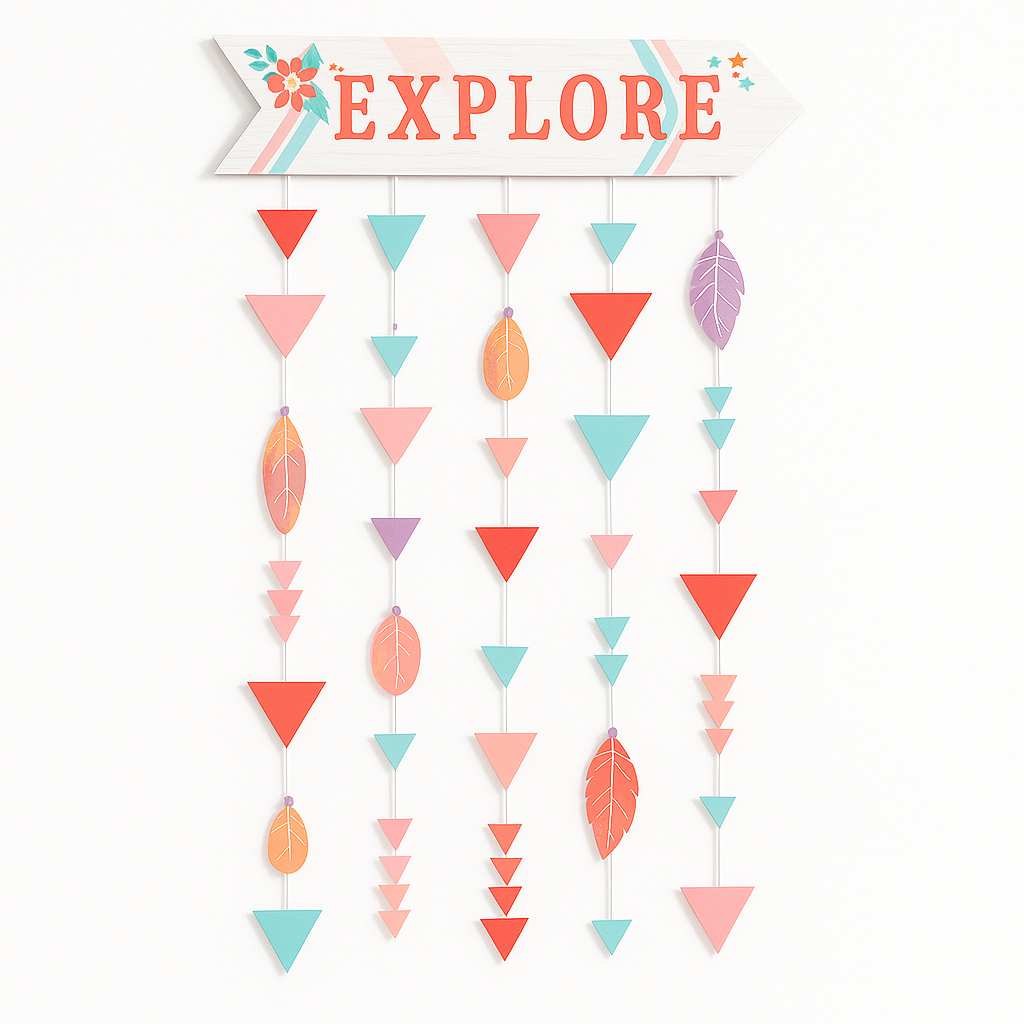 Free Spirit Door Curtain for Baby's First Birthday