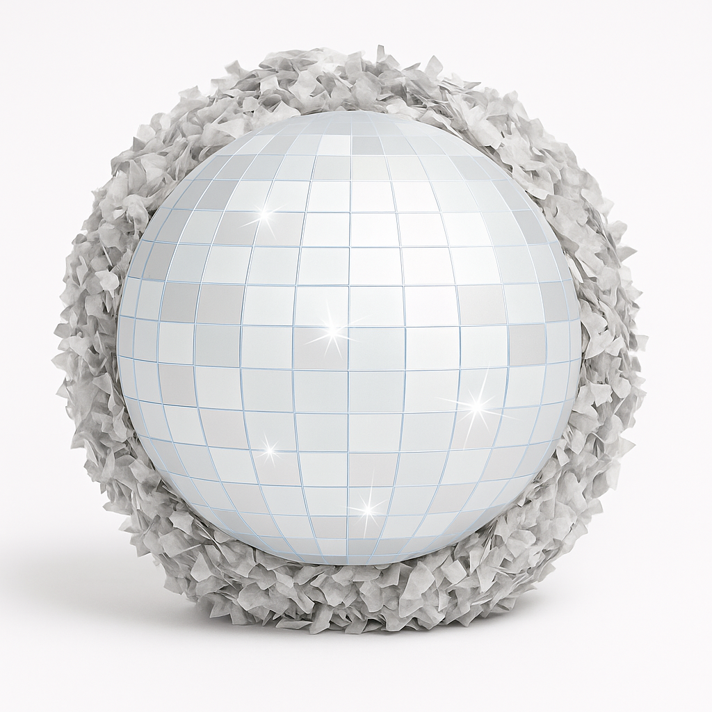 Mini Disco Ball Piñata Decoration
