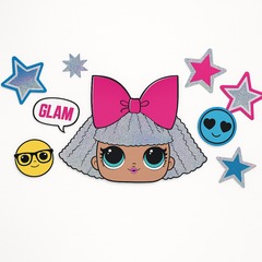 L.O.L. Surprise! Together 4-Eva Wall Decorating Kit