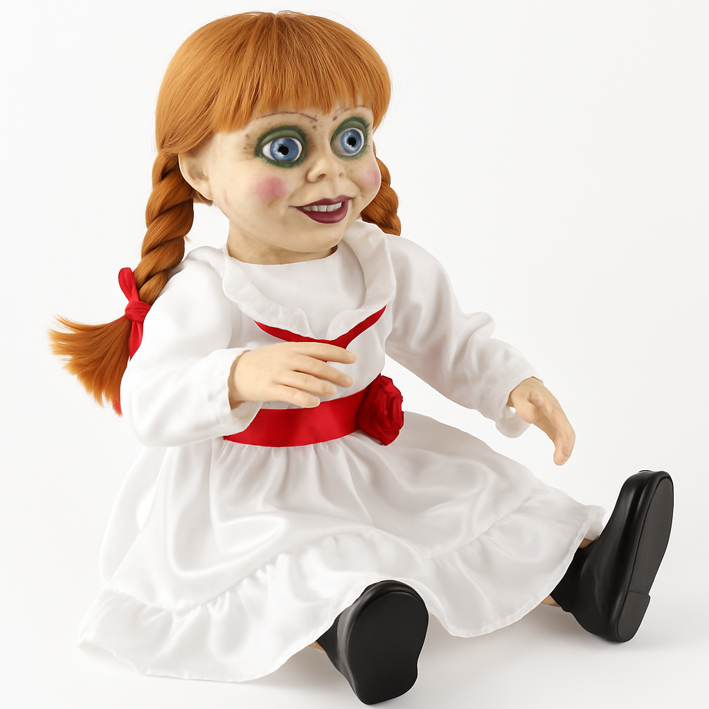 Annabelle Animated Horror Doll - Motion-Activated Halloween Prop