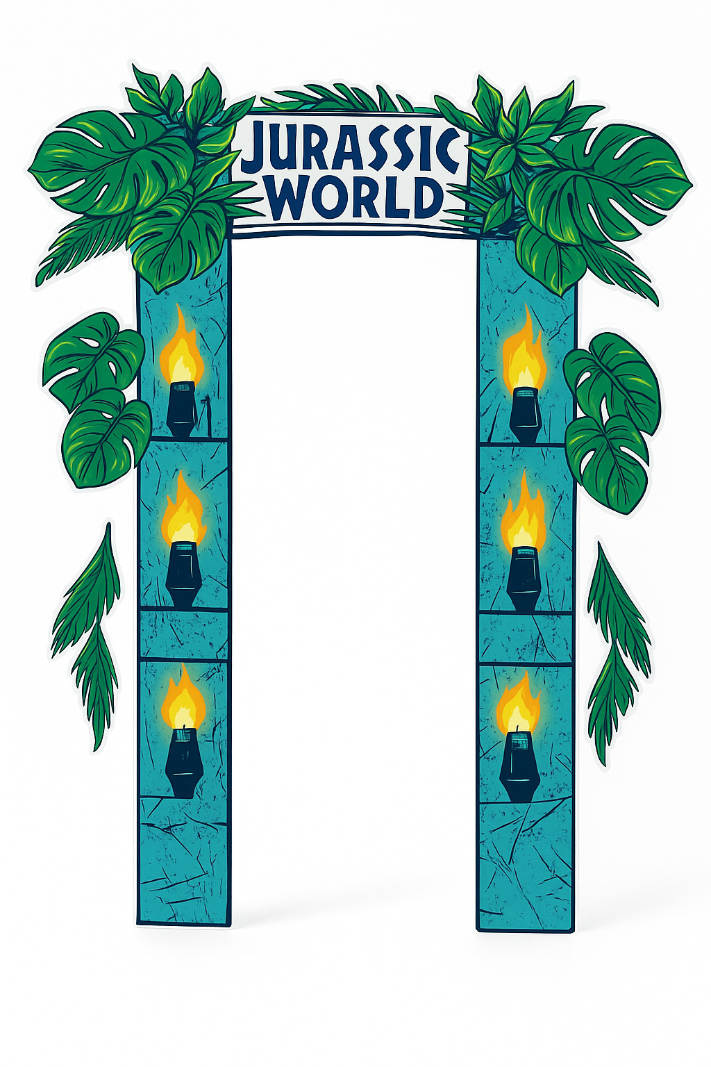 Jurassic World Deluxe Doorway Curtain Decoration
