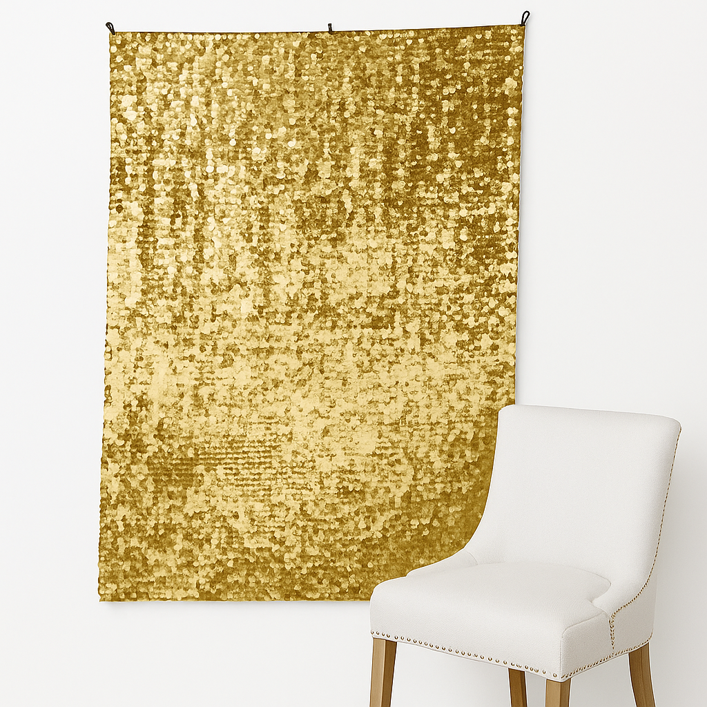 Gold Sequin Backdrop Scene Setter