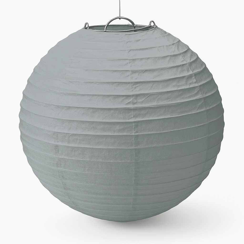 Silver Paper Lantern Party Decoration