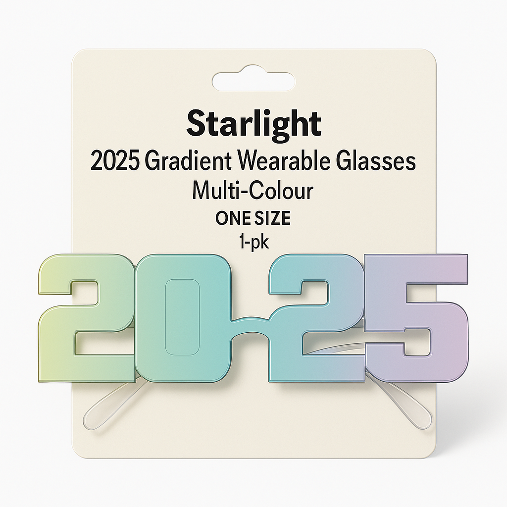 Starlight 2025 Gradient Glasses for New Year's Eve