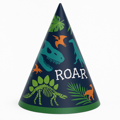 Dino-Mite Roar Birthday Cone Hat