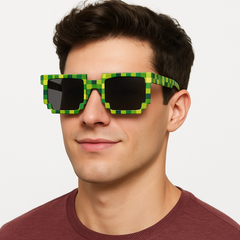 Pixel Party Glasses for Kids' Birthdays