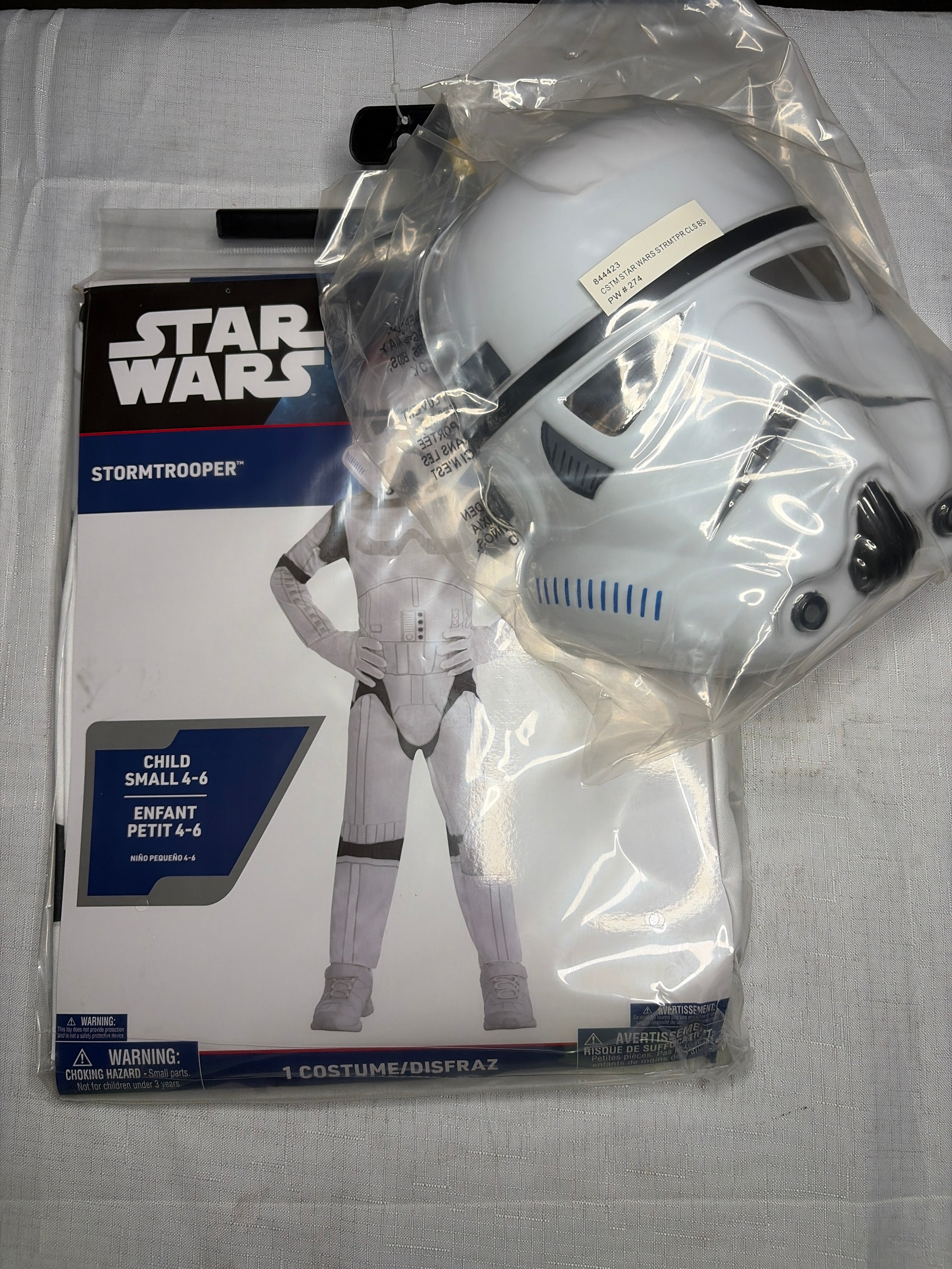 Star Wars Stormtrooper Toddler Costume with Mask - Child S (4-6)
