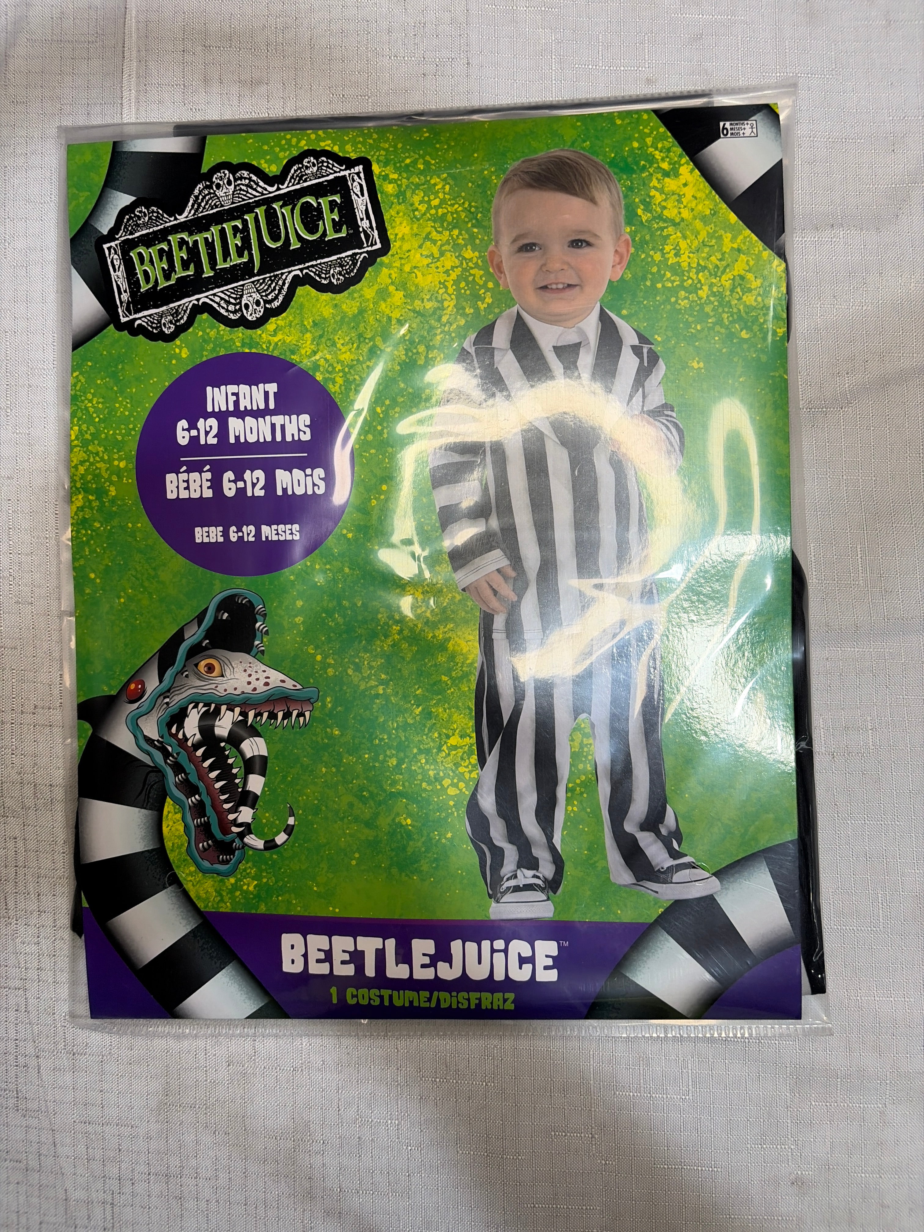Beetlejuice Halloween Costume - Infant (6-12 Months)