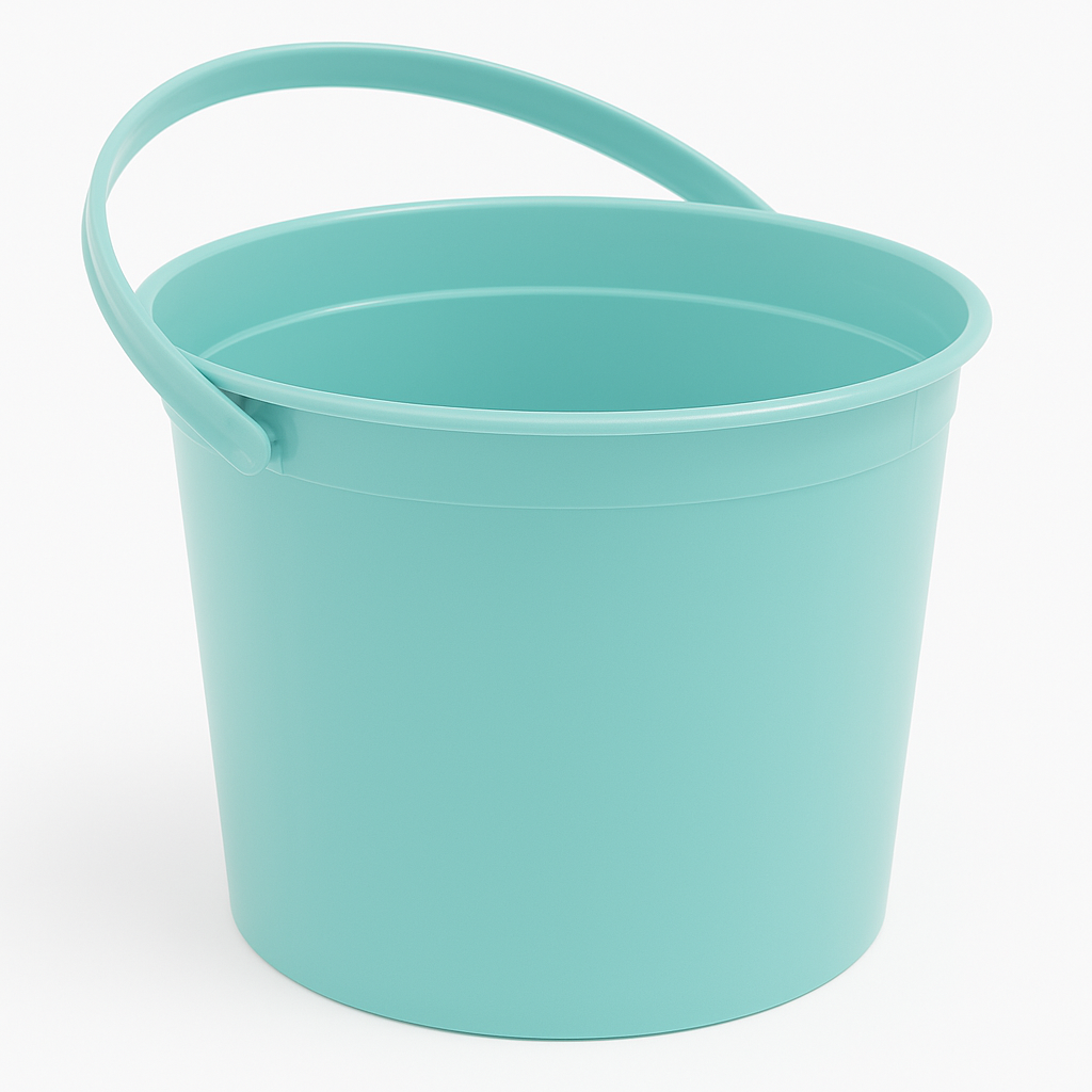 Robin's Egg Blue Plastic Party Favor Bucket