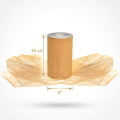Elegant Gold Tulle Bolt for Weddings and Events - 65 Yards
