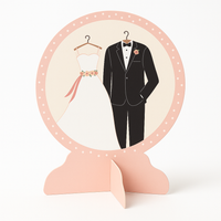 Elegant Wedding Attire Table Centerpiece