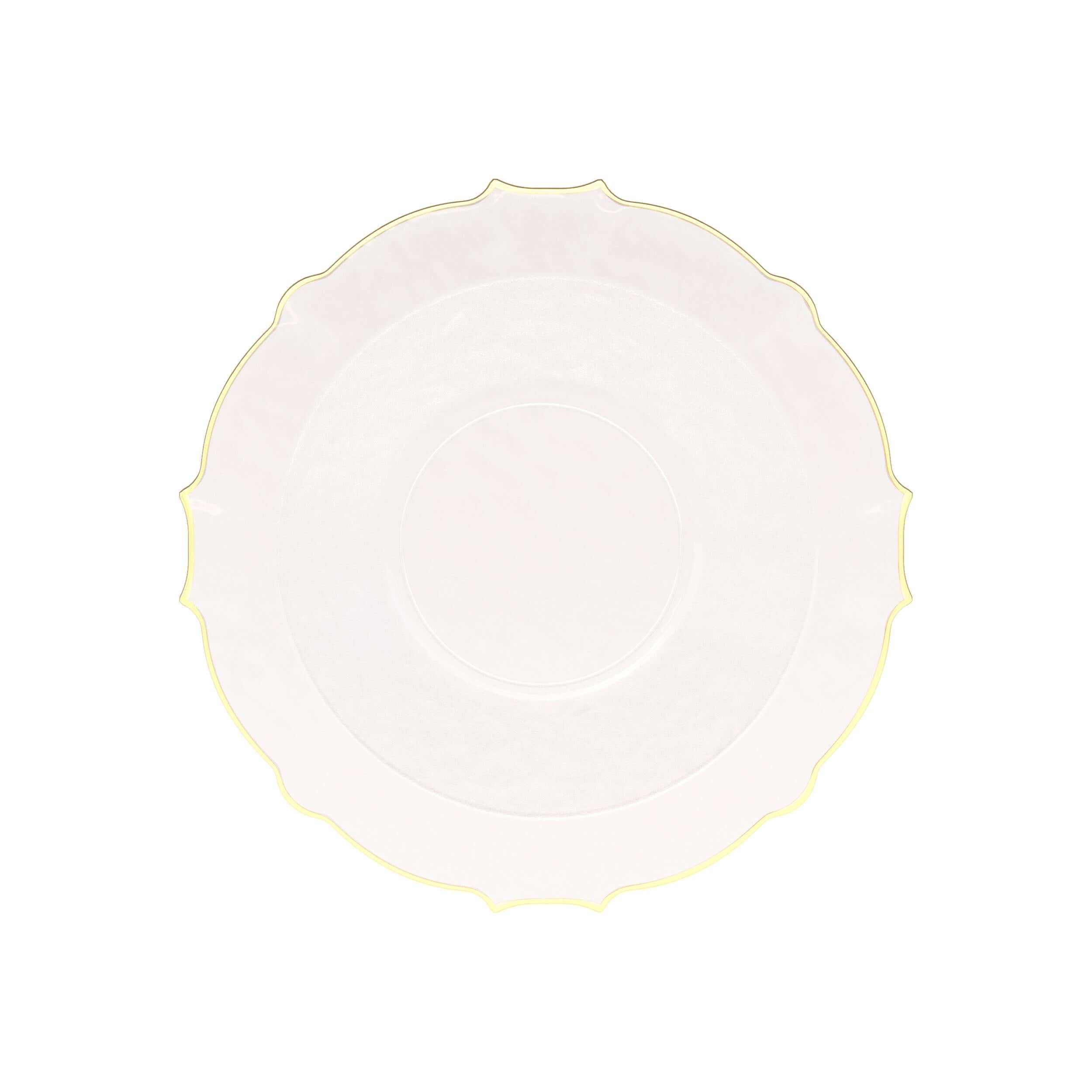 12 Oz. Rosè/Gold Petal Bowls | 20 Count