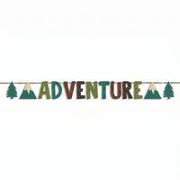 Adventure Wilderness Felt Letter Banner for Baby's First Birthday