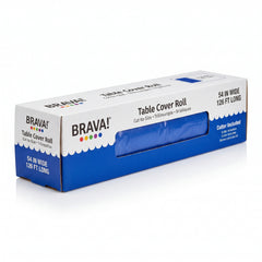 Royal Blue Plastic Table Cover Roll - 40" x 126'