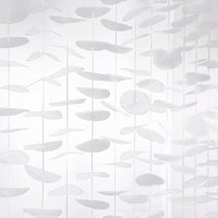 White Tissue Circle Backdrop Decoration