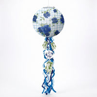 Baby in Bloom Hanging Lanterns - Blue Floral 3-Pack