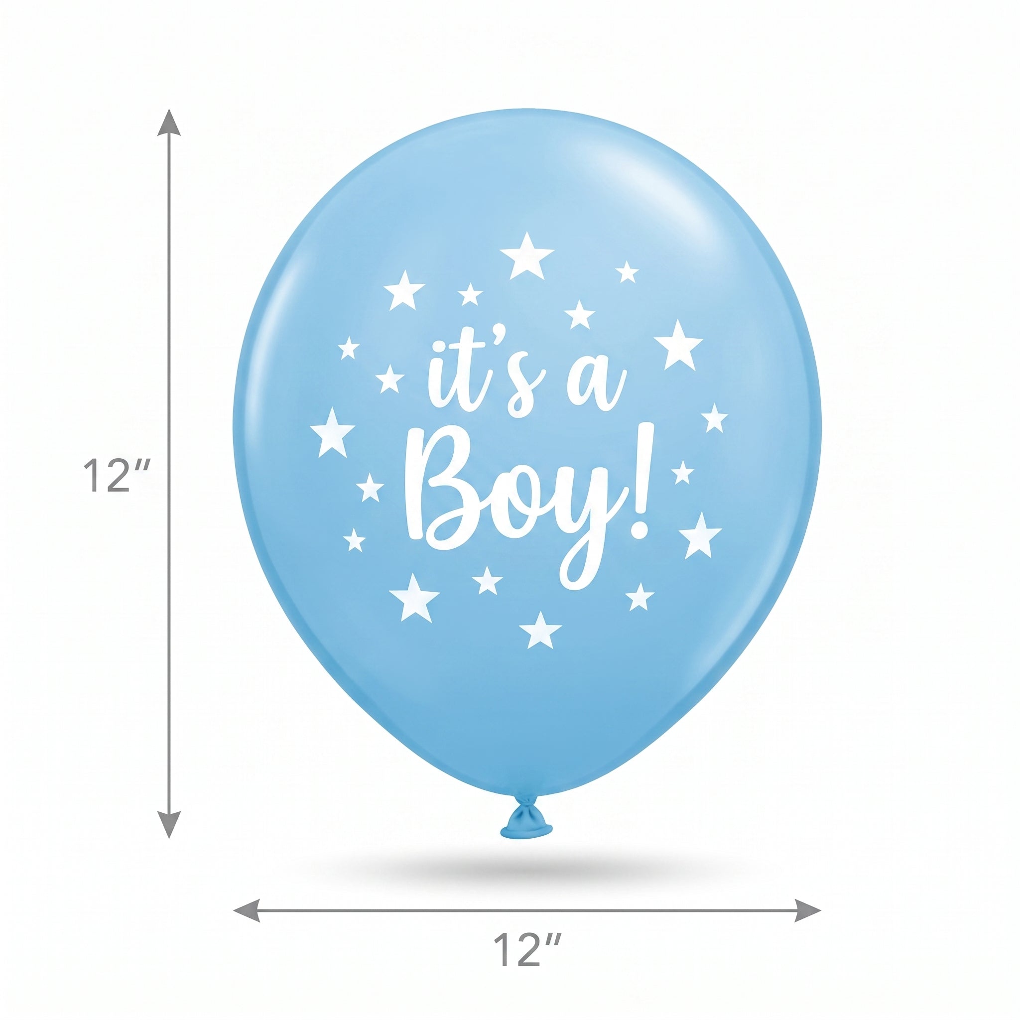 It's a Boy! Printed Latex Balloons - 12" (Bulk Pack)