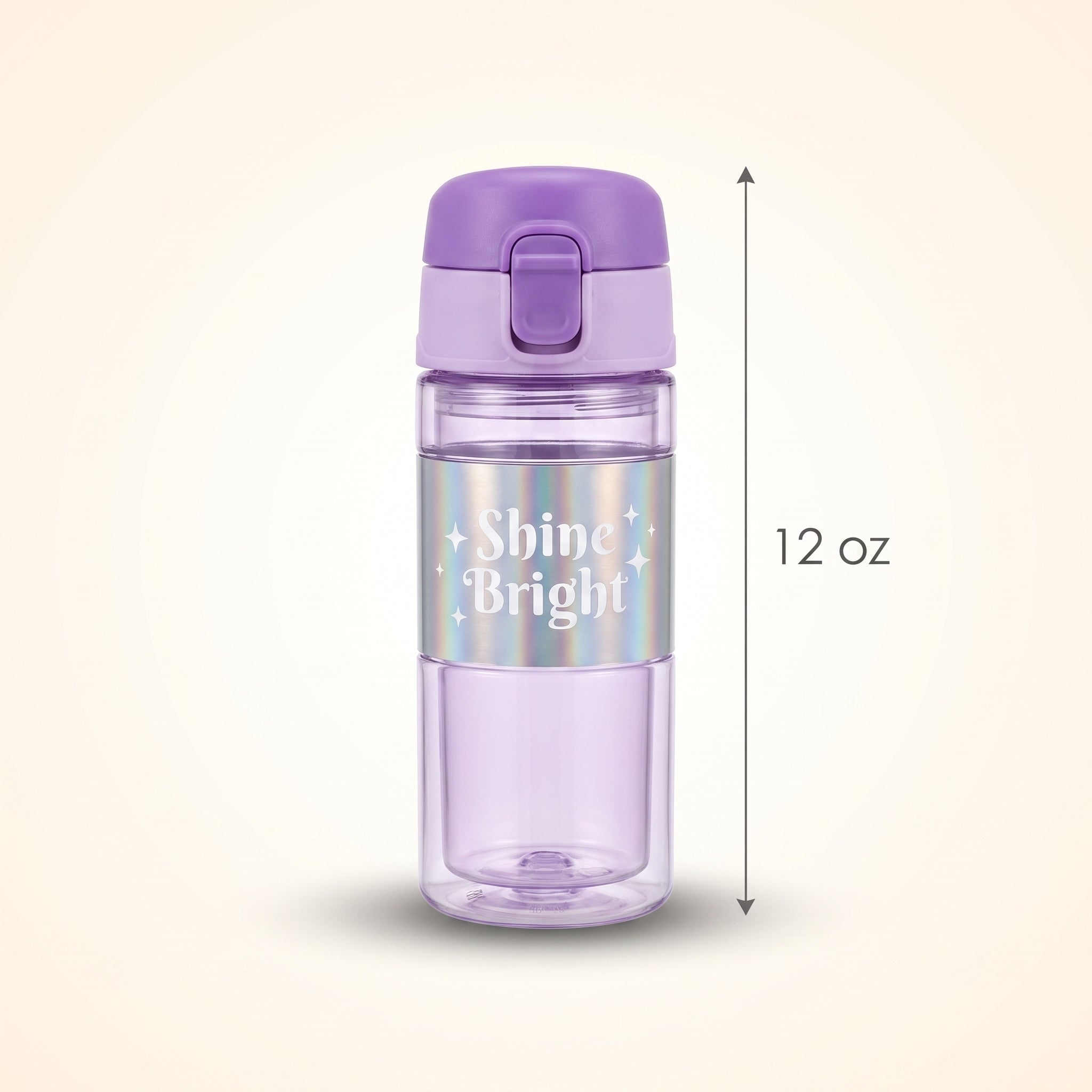Luminous Shine Bright Kids Water Bottle - 12 oz