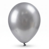 Satin Luxe Platinum Latex Balloons, 11-Inch, 6-Pack