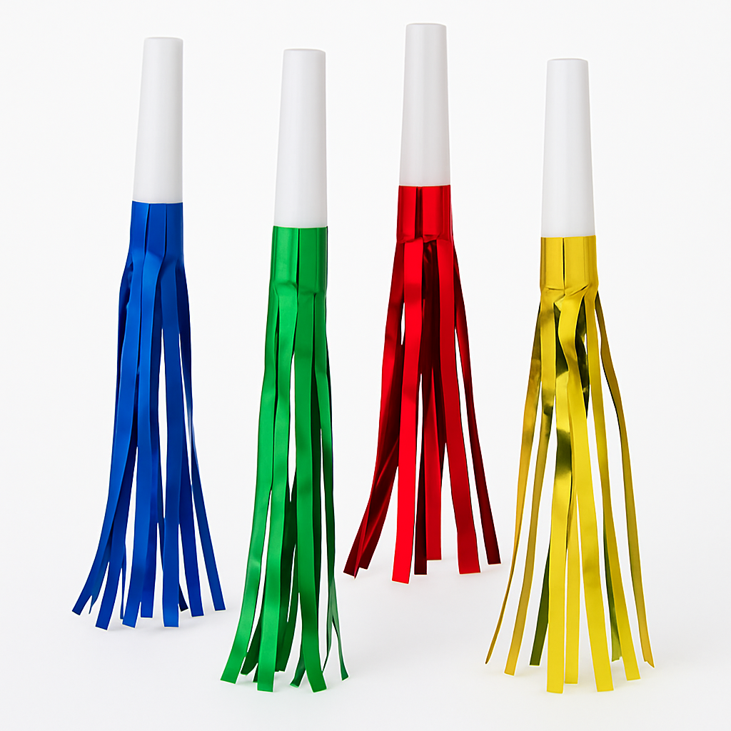 Metallic Rainbow Party Squawkers - 30 Pack