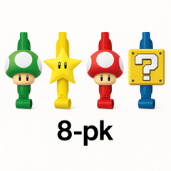 Super Mario Bros Party Blowouts - 8 Pack