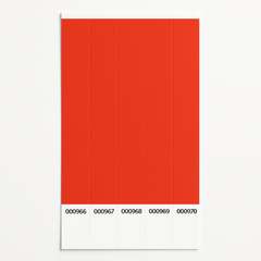 Solid Red Event Wristbands - 100 Pack