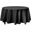 Premium 120" Round Black Table Cover