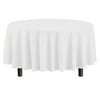 Premium 120" Round Ivory Table Cover