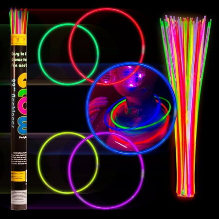 Urban Air - 22in. Assorted Glow Necklaces (100)