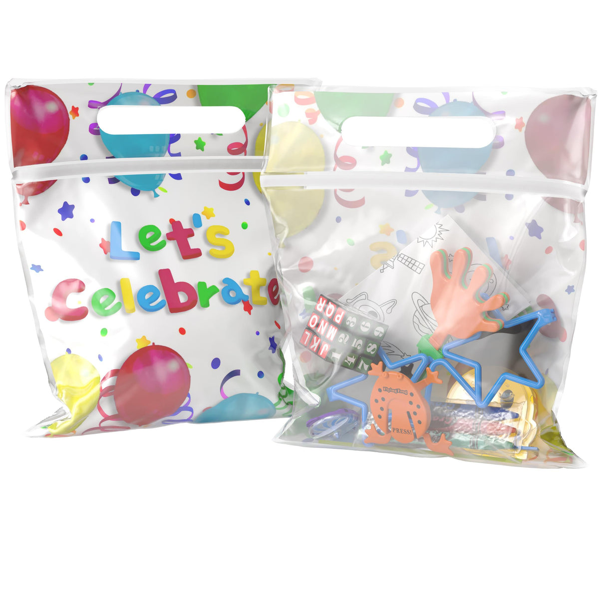 "Let's Celebrate" Party Favor Goody Bag | Case of 50   Ages 3+