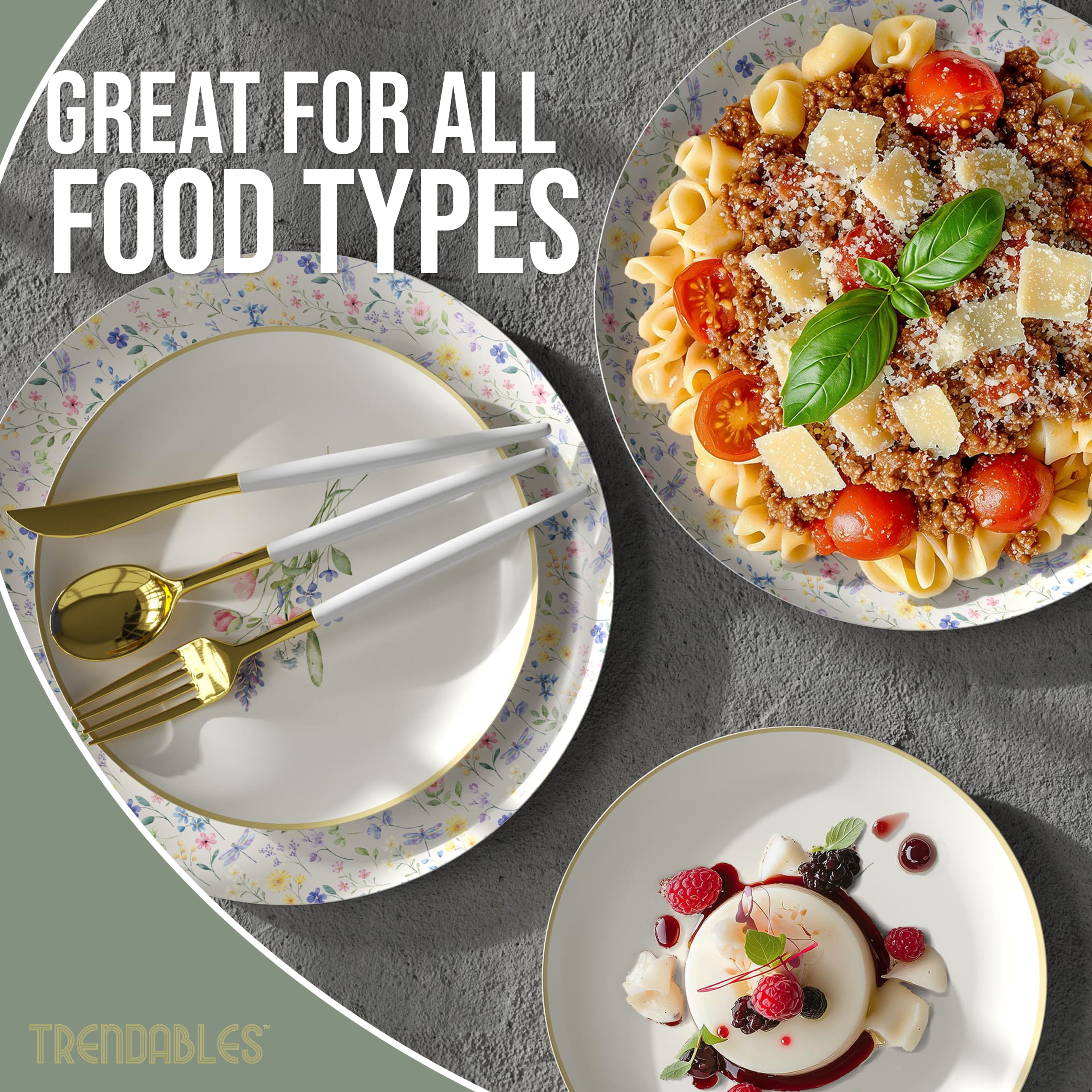 Earthtrends Charm Design Plates Combo Set 16/16.