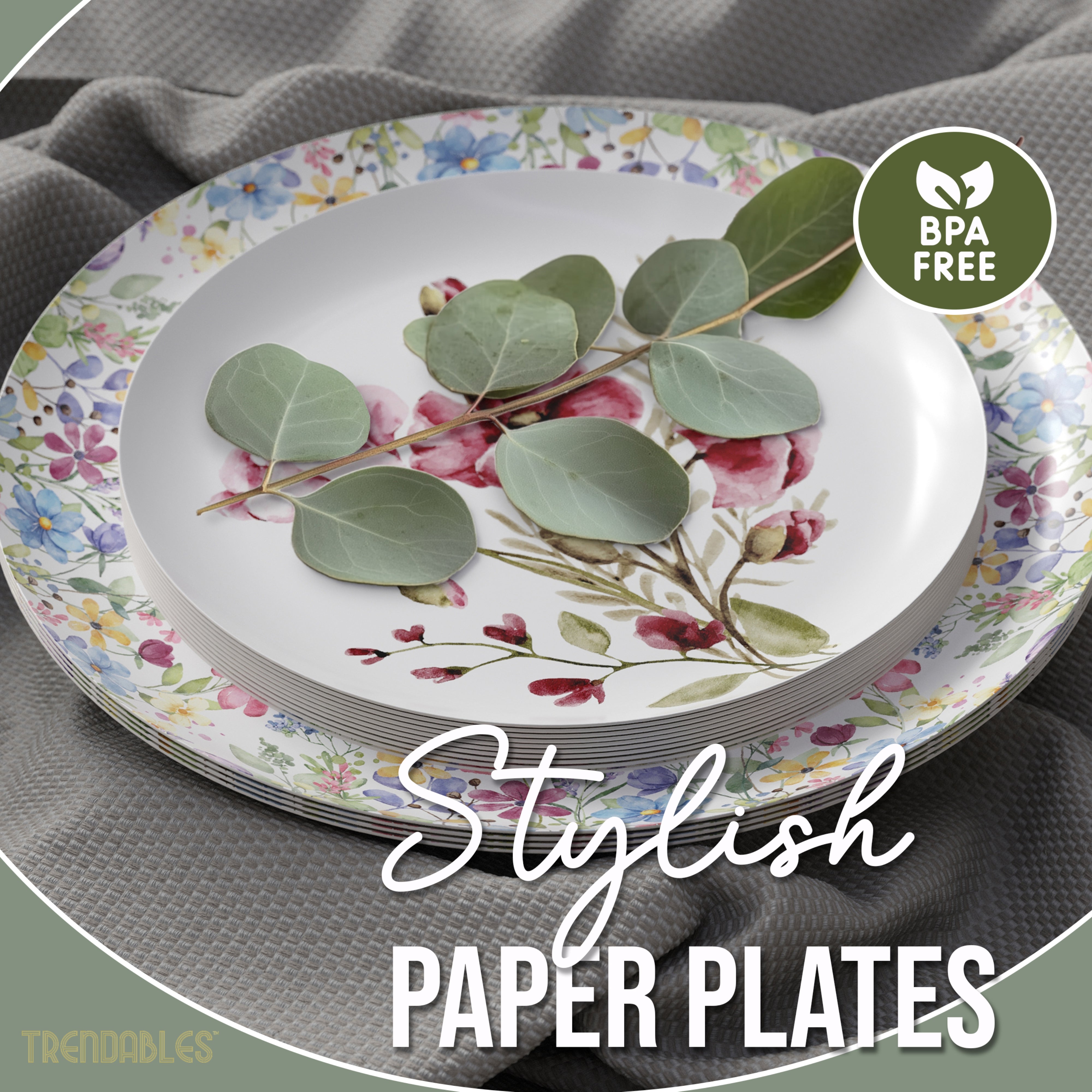 Earthtrends Provincial Design Plates Combo Set 16/16.