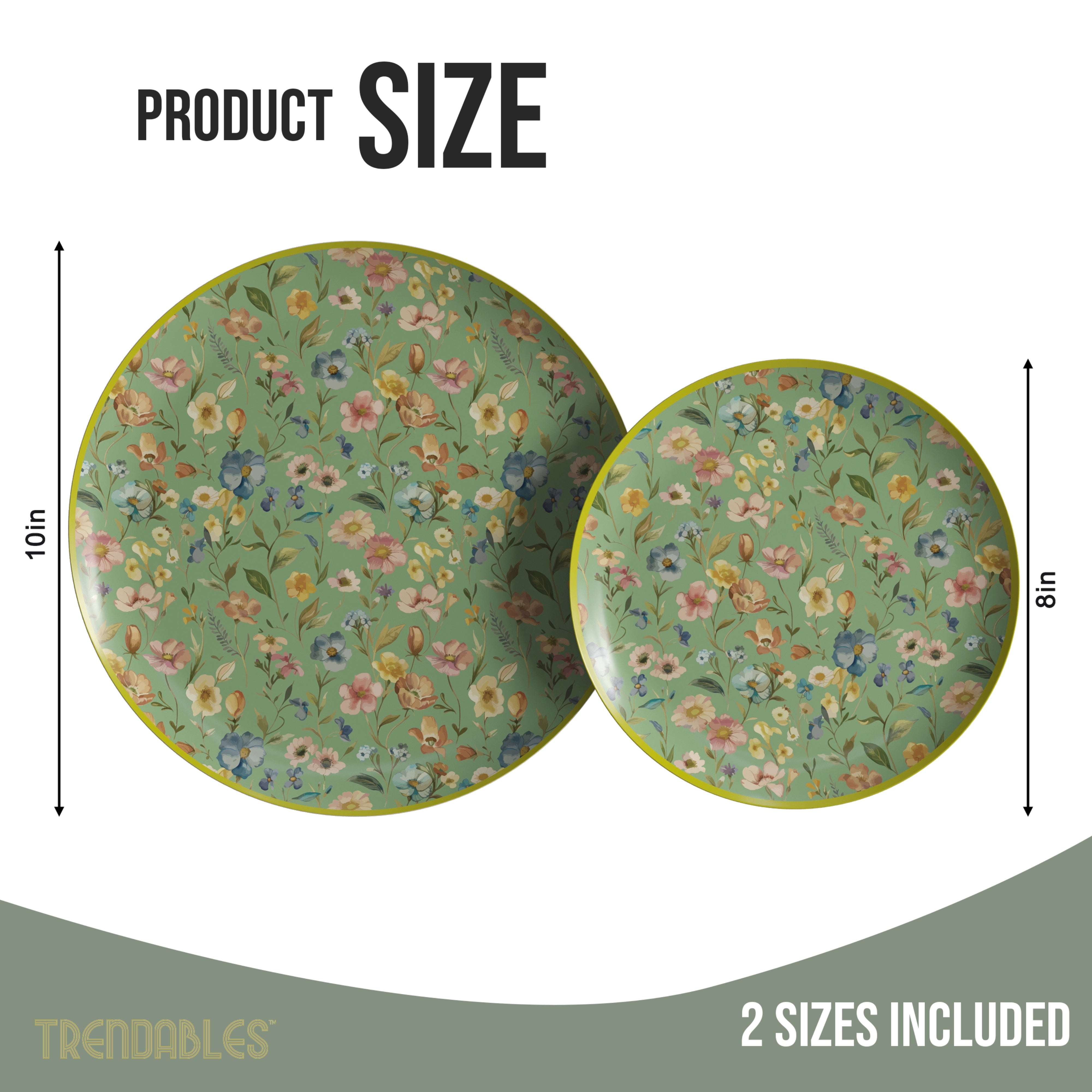 Earthtrends Bouyant Design Plates Combo Set 16/16.