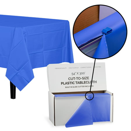 Little Gym - 54" X 300' Select A Size Table Cover - Dark Blue