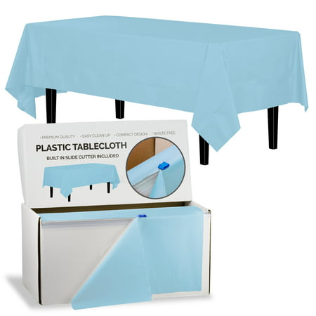 Little Gym - 54" X 300' Select A Size Table Cover - Light Blue