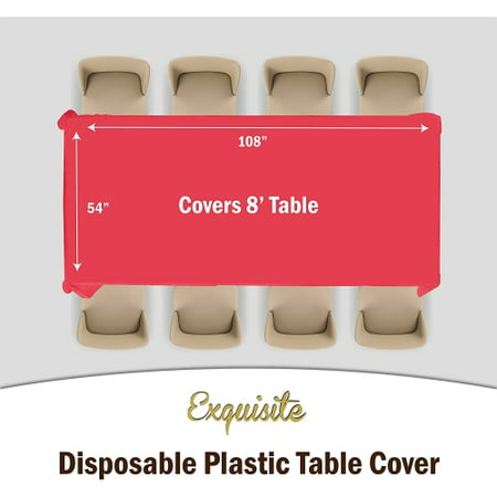 Little Gym - 54" X 300' Select A Size Table Cover - Orange